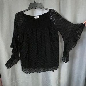 SHANNON FORD NEW YORK Layered sheer blouse